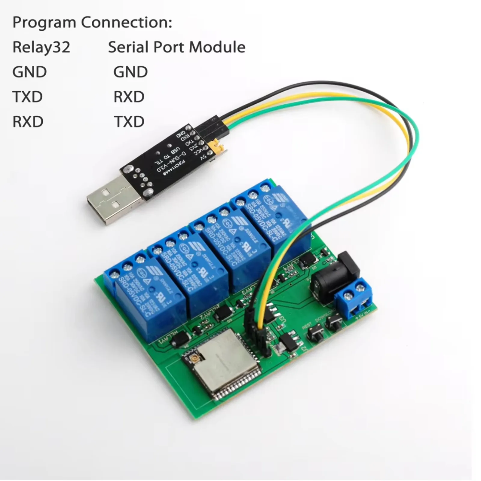 ESP32 4 Channel Wireless Relay - Smart Home Automation recension och pris