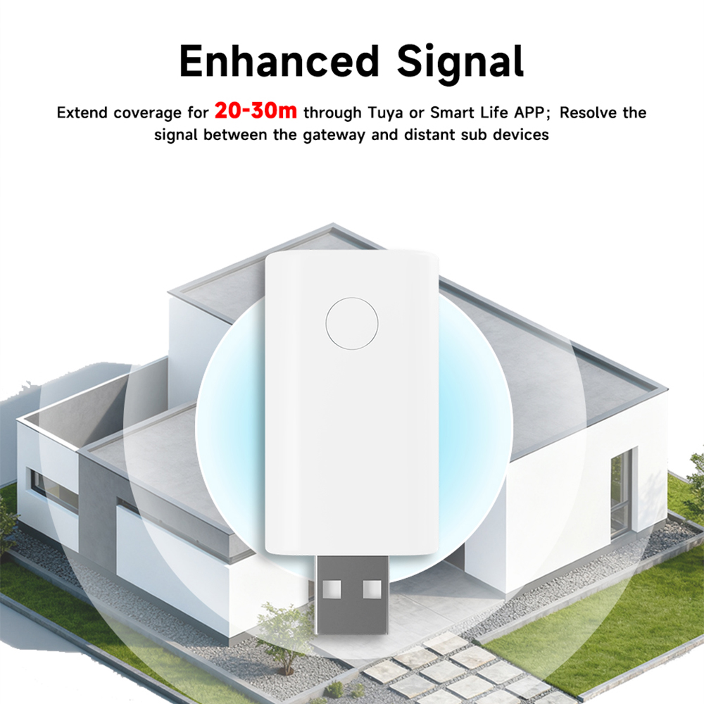 Tuya ZigBee USB Signal Repeate - Smart Home Theater recension och pris