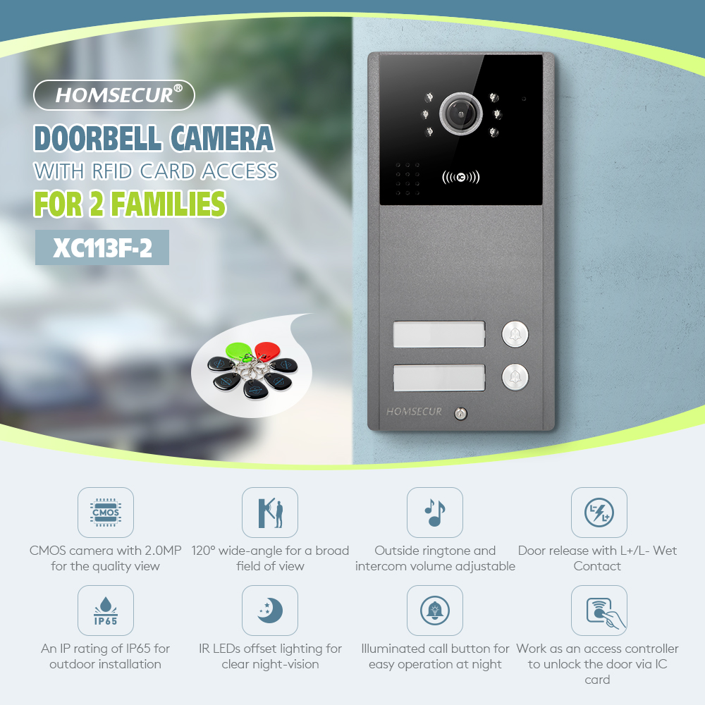 4 Wire XC113F-2 HD Outdoor Doo - Video Doorbell recension och pris
