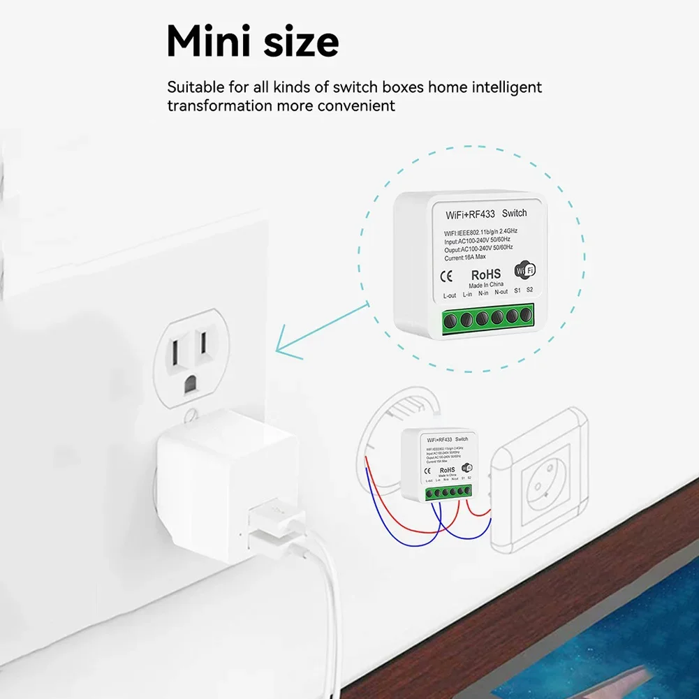 Voice Control Module WiFi RF43 - Smart Home Automation recension och pris