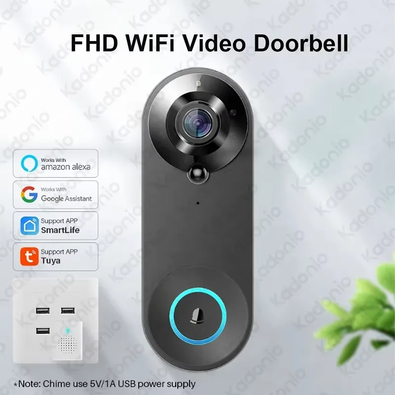 Kadonio 1080P WiFi Video Door  - Video Doorbell recension och pris