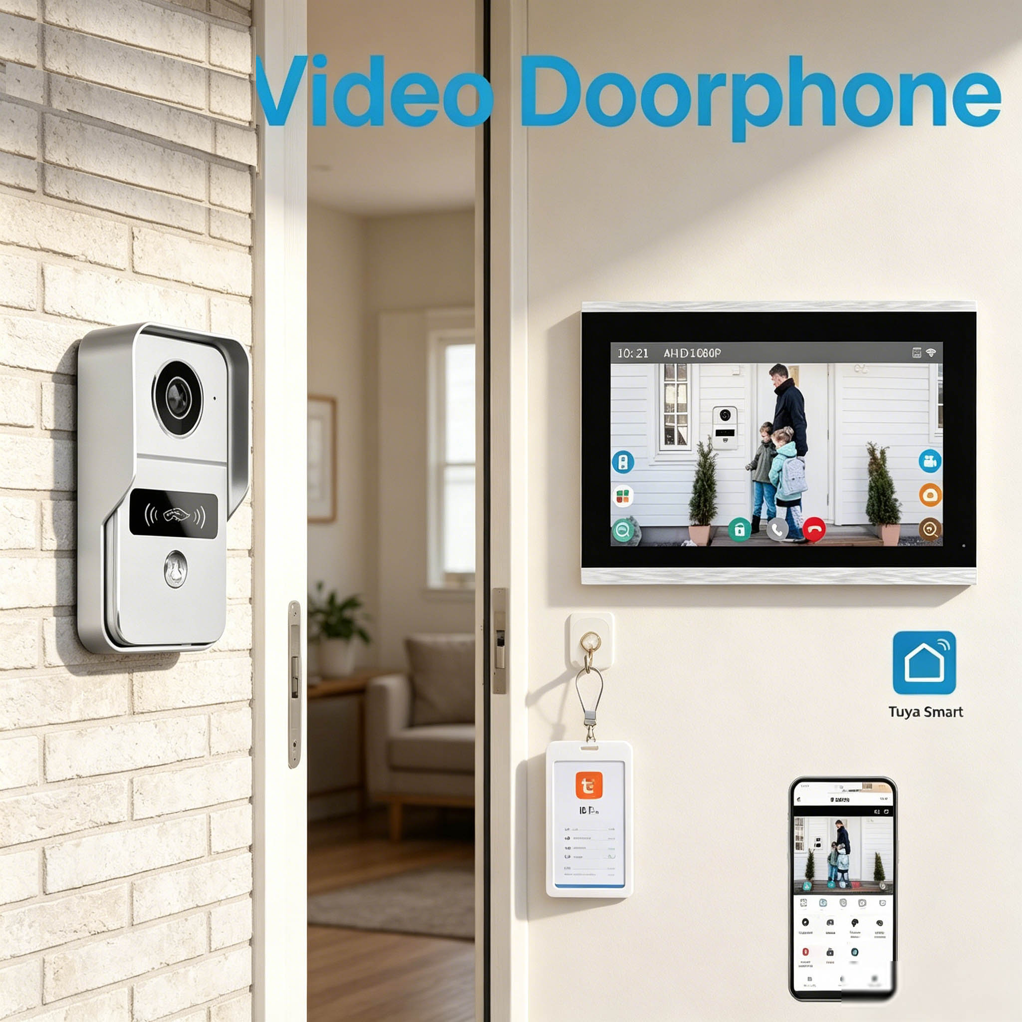 Door Intercom Doorbell, 10.1 I - Video Doorbell recension och pris