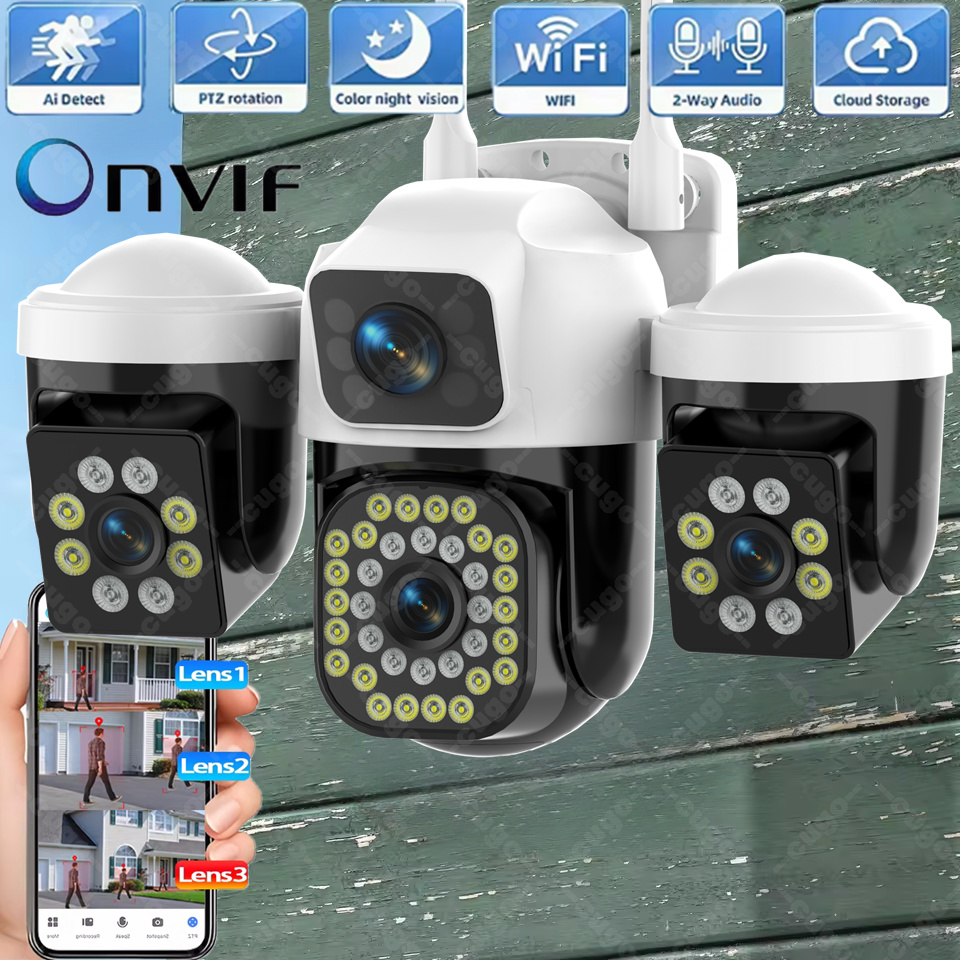 15MP Security Camera 3-HD Scre - Smart Home Kamera Outdoor recension och pris