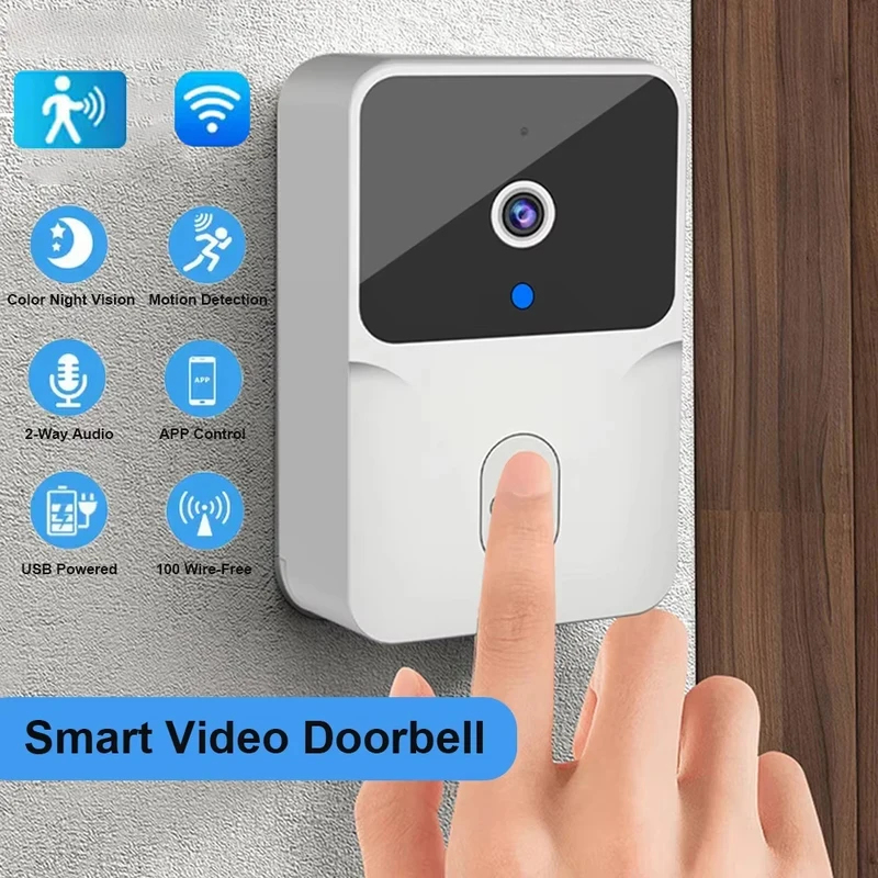 Smart Home WiFi Video Doorbell - Smart Home Video Doorbell Enhanced Security With Smart Doorbell recension och pris