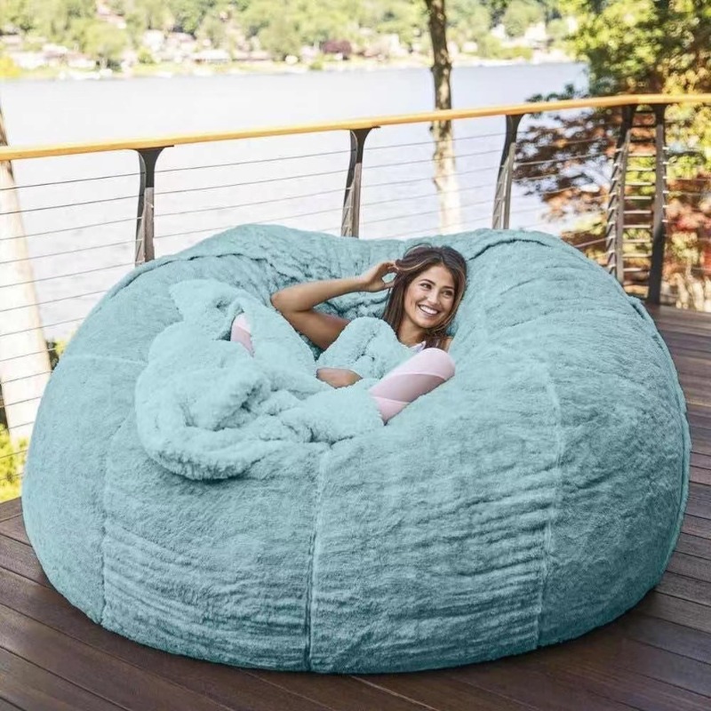 Blue Designer Lazy Bean Bag So - Smart Home Furniture recension och pris