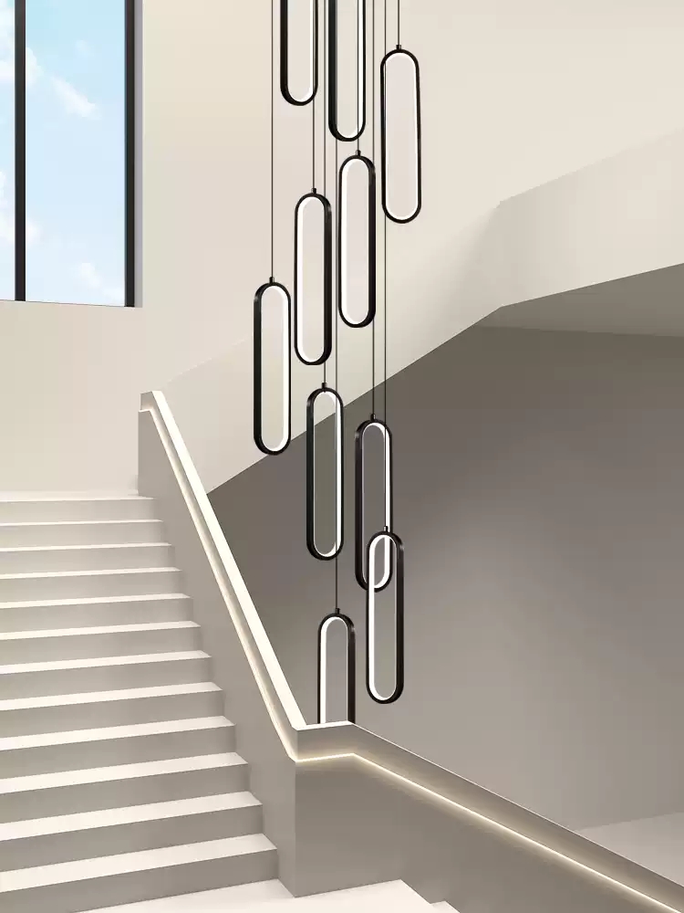 Oval Shaped Pendent Lamp Moder - Voice Control Light Bulb recension och pris