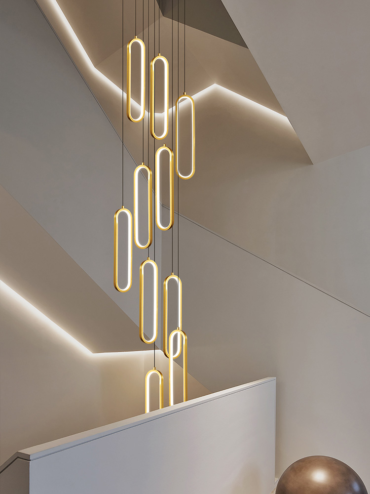 Oval Shaped Pendent Lamp Moder - Voice Control Light Bulb recension och pris