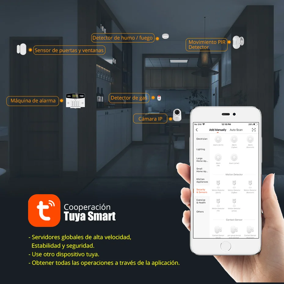 Fuers Tuya Smart Alarm System  - Smart Home Demo Kit recension och pris