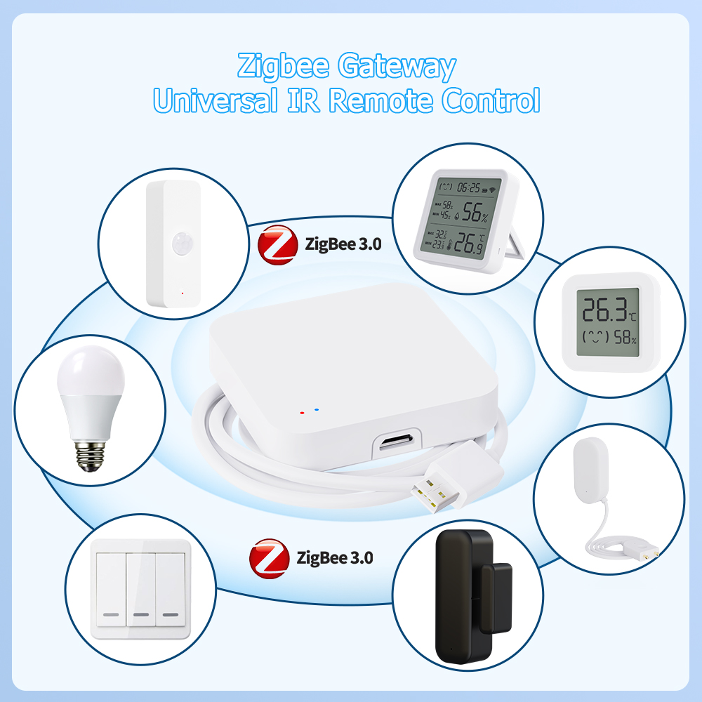 Tuya Zigbee 3.0 Gateway IR Rem - Smart Home Bridge recension och pris