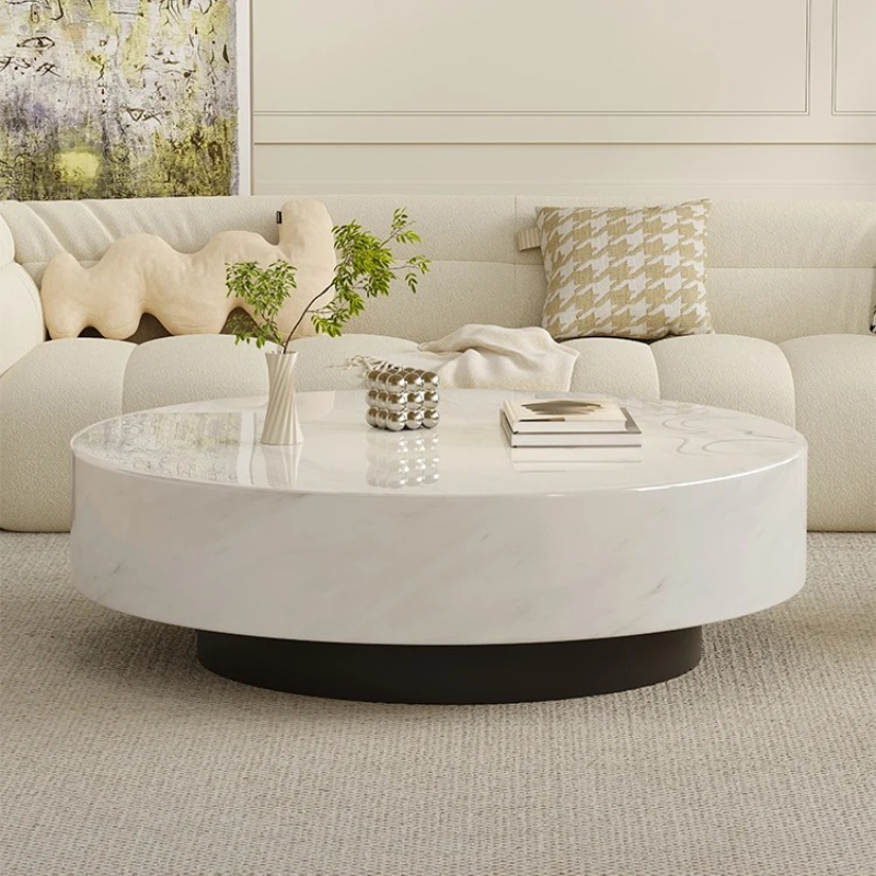 Italian Minimalist Round Marbl - Smart Home Living Room recension och pris