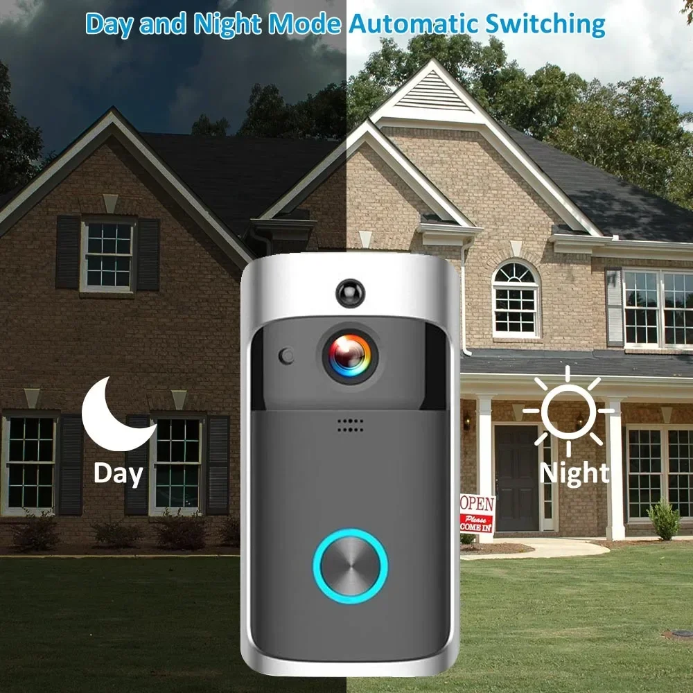 720P HD Smart Home Wireless WI - Smart Home Video Doorbell Enhanced Security With Smart Doorbell recension och pris