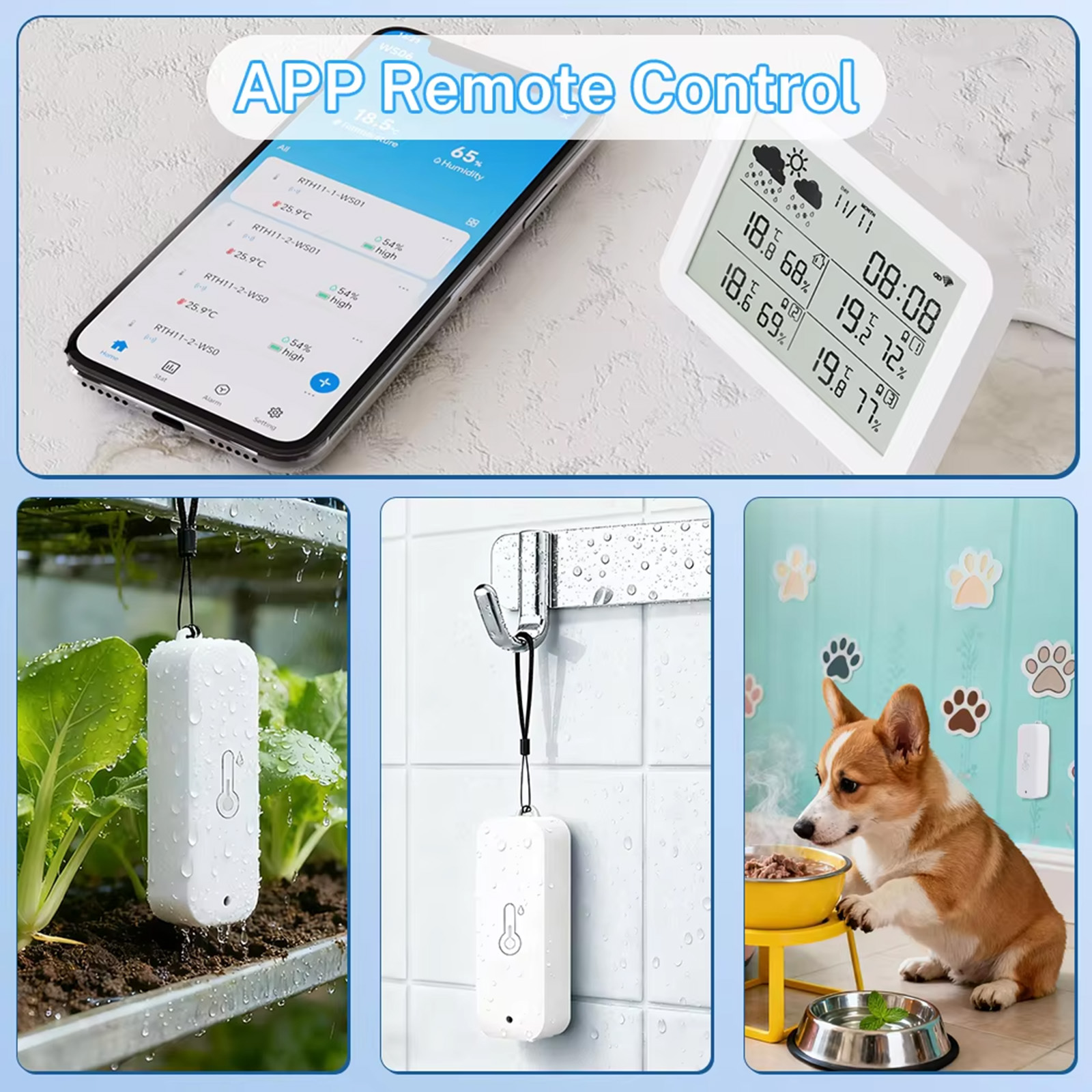 Tuya WiFi+RF433 Weather Statio - Smart Home Furniture recension och pris