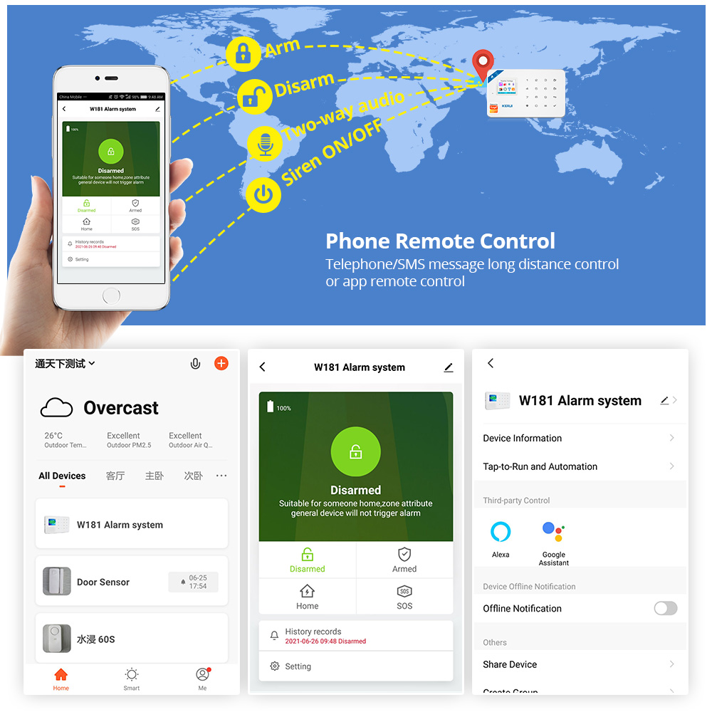 KERUI Security Alarm System Ki - Smart Home Demo Kit recension och pris