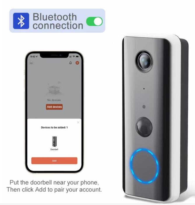 3MP 1296P Tuya APP Low Comsunp - Video Doorbell recension och pris
