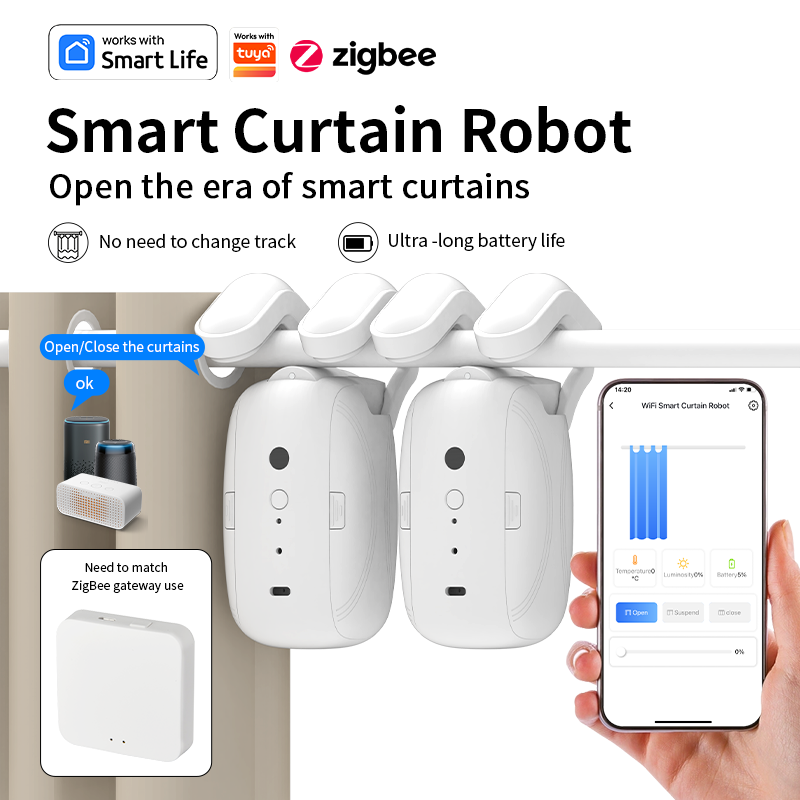 Zigbee Smart Curtain Driver Ro - Smart Home Automation recension och pris