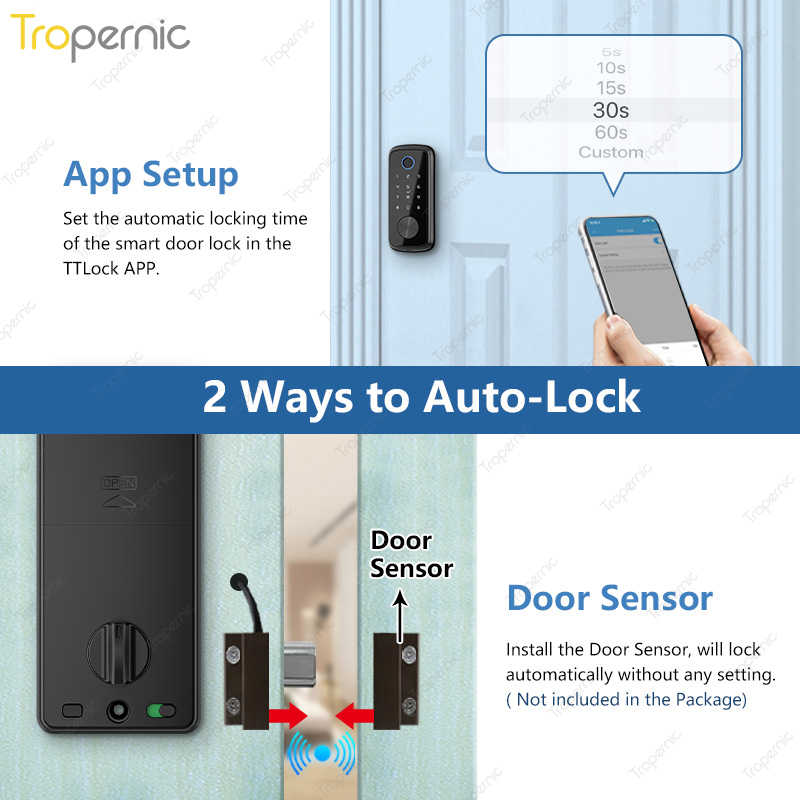 Tuya Zigbee Door Deadbolt Lock - Smart Home Door Lock recension och pris
