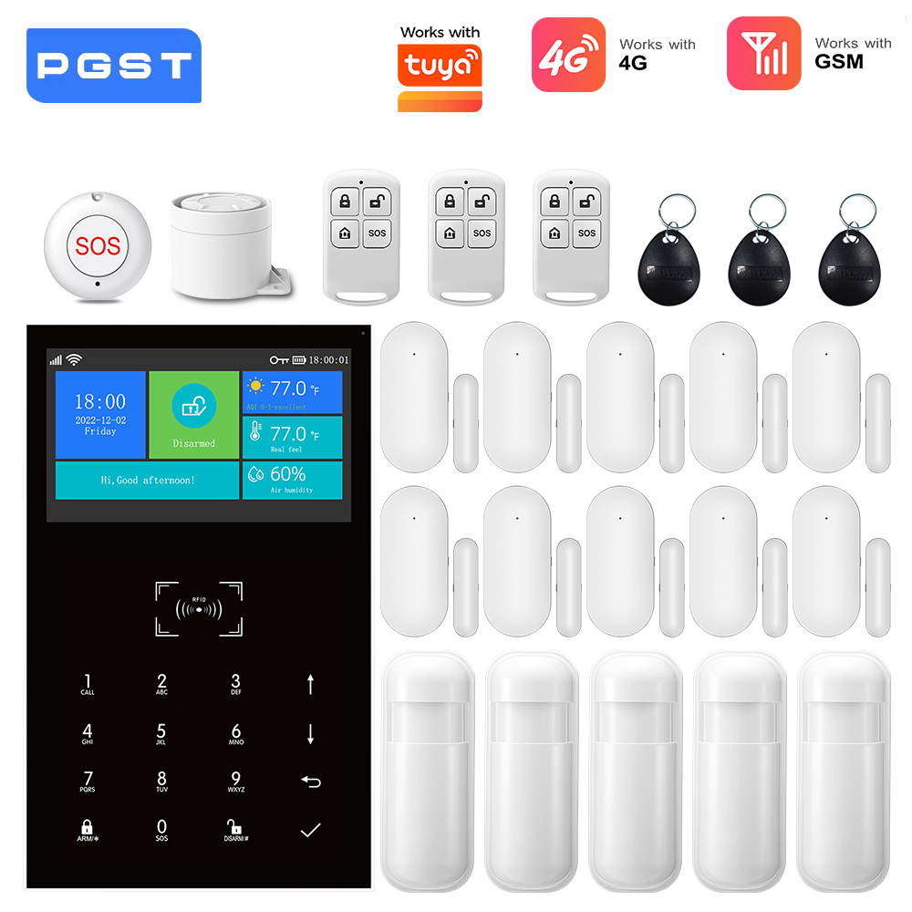 4G GSM WiFi Alarm System Work  - Smart Home Demo Kit recension och pris