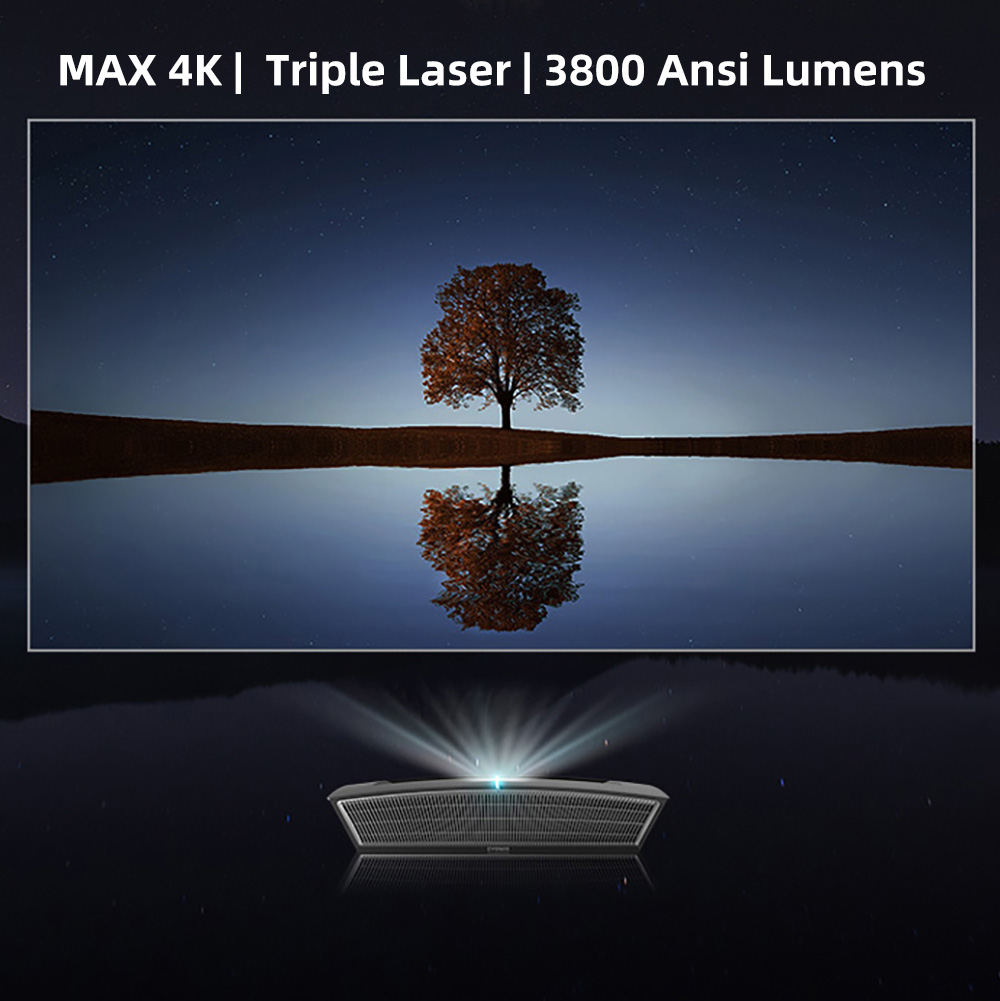 CASIRIS X1A 4K DLP Triple Lase - Smart Home Theater recension och pris