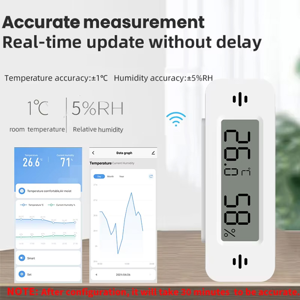 Tuya Zigbee WiFi Mini Temp & H - Smart Home Tablet recension och pris