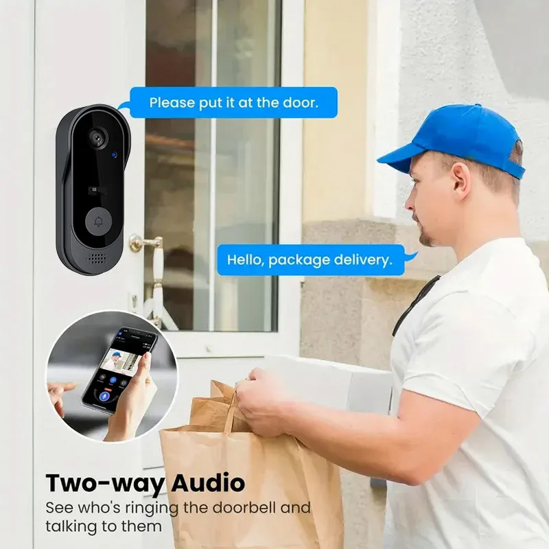 Tuya WiFi Home Smart Video Doo - Smart Home Video Doorbell Enhanced Security With Smart Doorbell recension och pris